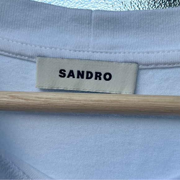 Sandro Logo Tee - Picture 3 of 4